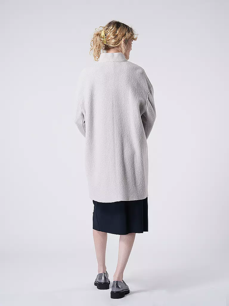 OUÍ Wollmantel beige