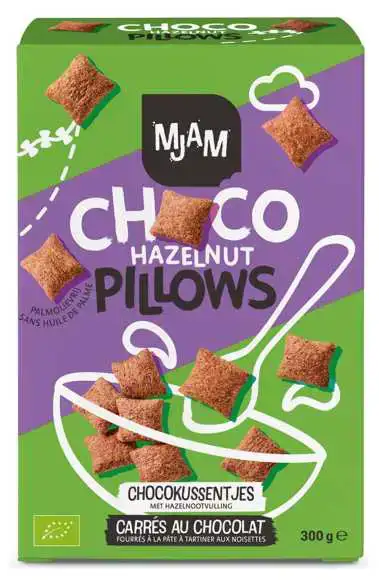 Choco hazelnut pillows