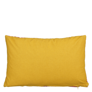 Sierkussen krul roze - l55xb35xh10cm