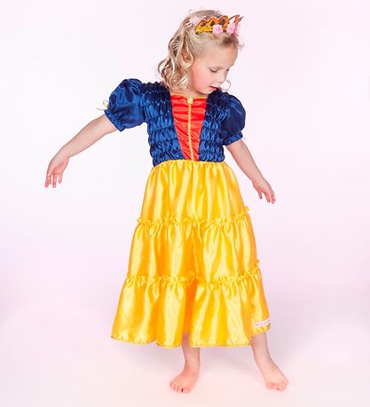 Souza Udklædning - Prinsesse - Selina - Blå/Guld