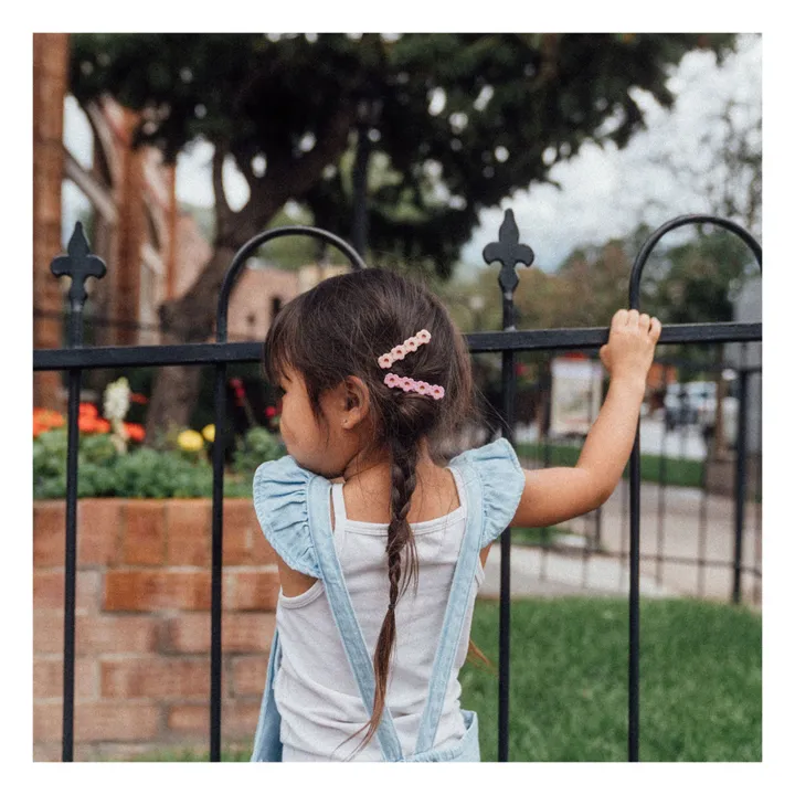 Wunderkin Co Lot 4 Barrettes Exclusivité Smallable | Rose