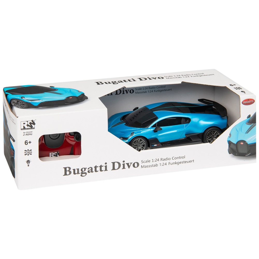 Ferngesteuertes Bugatti Divo-Auto im Maßstab 1:24