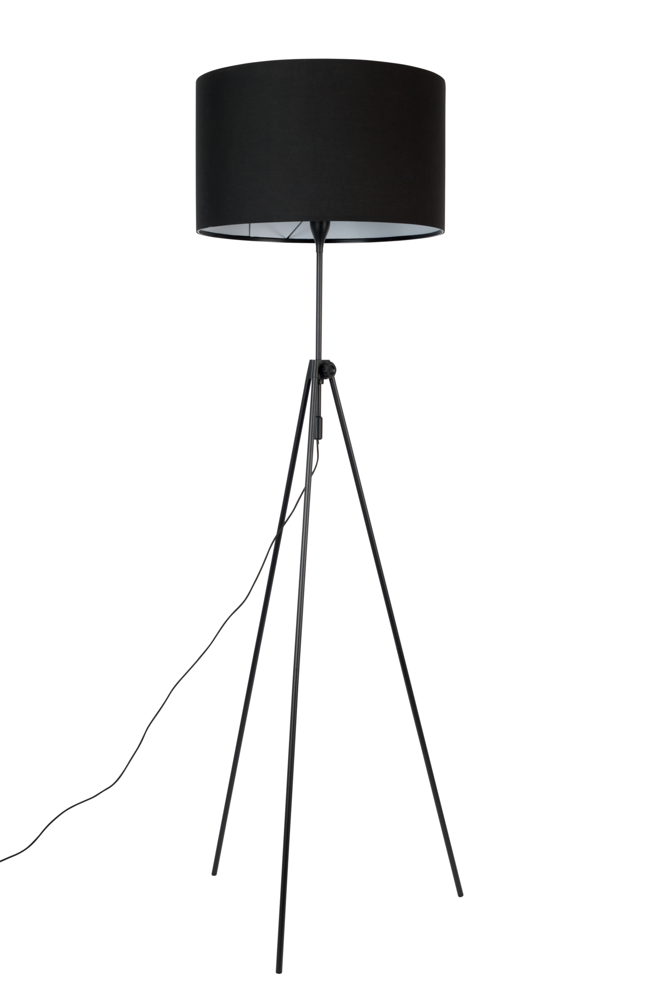 Vloerlamp Lesley zwart