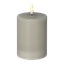 Kubbelys med flamme som flakker LED 10 cm