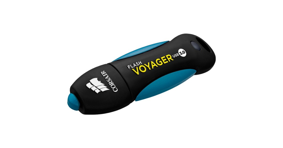CorsairFlash Voyager USB 3.0 256 GB usb-stick  (Zwart/blauw, CMFVY3A-256GB)