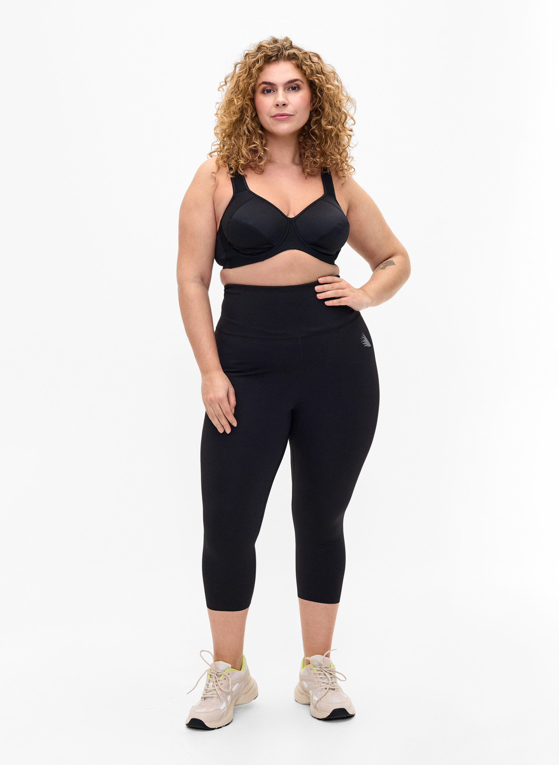 CORE, SUPER TENSION TIGHTS - 3/4 træningstights med lomme