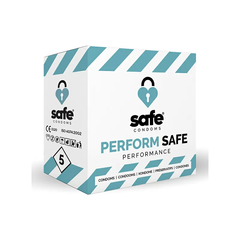 SAFE kondomer, Perform Safe Performance - 5 stk.