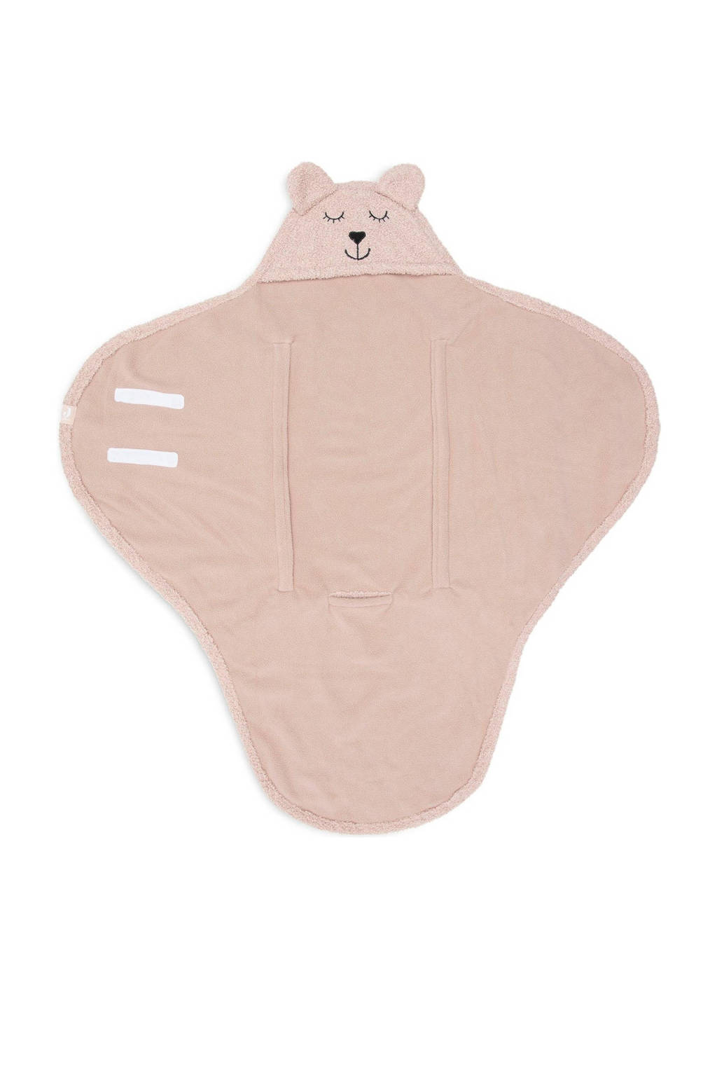 universele wikkeldeken Bear Boucle voor auto 100x105 cm - Wild Rose
