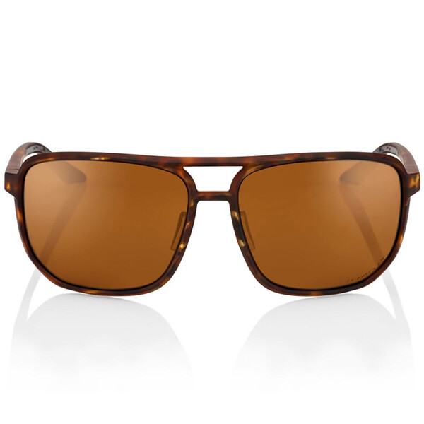 100% - Lunettes de soleil Konnor Marron