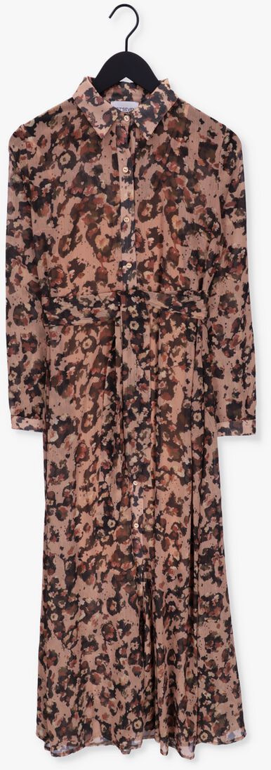 EST\\'SEVEN bruine est'seven maxi jurk est&rsquo;maxidress armychic