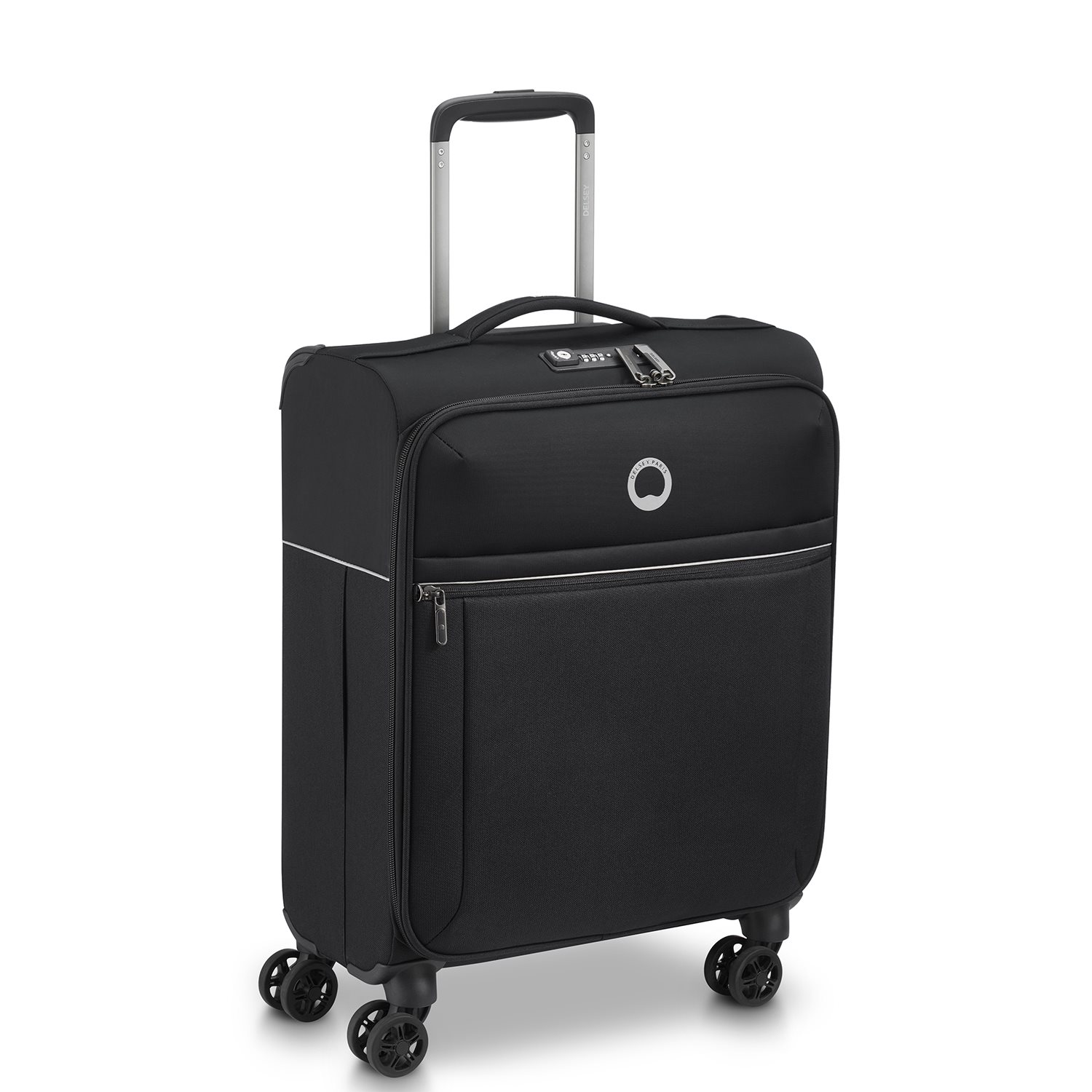 Delsey Brochant 2.0 Slim Cabin Trolley 55/40 Expandable 4W black