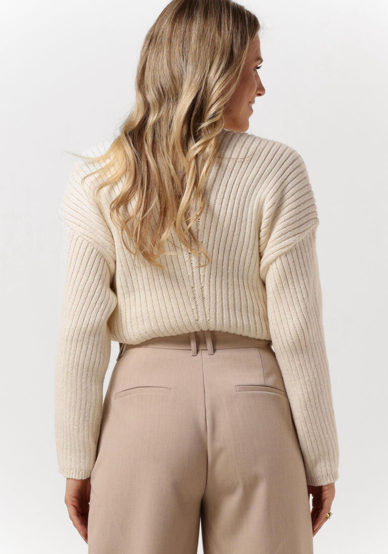 ANOTHER LABEL witte another label trui alia knitted pull l/s