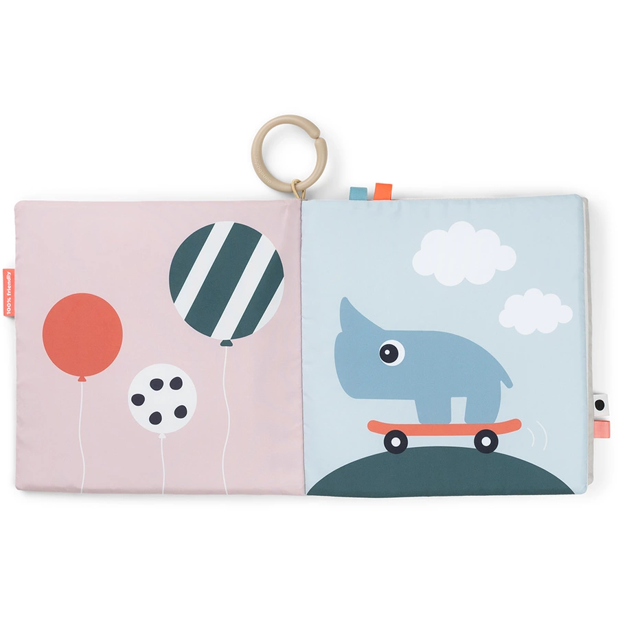 Done by Deer™ Tummy Time Stoffbuch Deer Friends, bunt