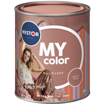 Histor MY color muurverf extra mat earth rose 1 liter