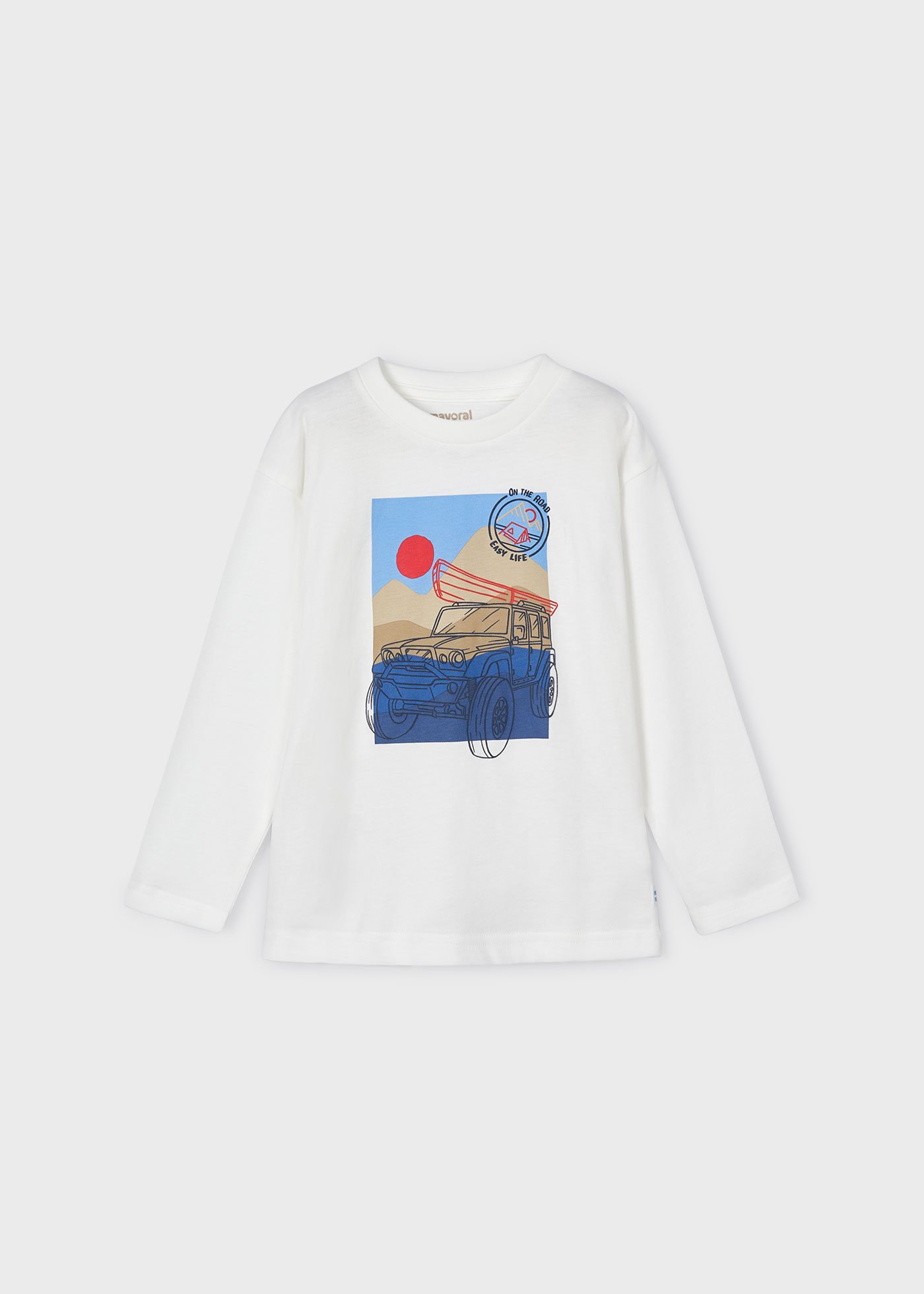 Camiseta de manga comprida Better Cotton Riviera para meninos