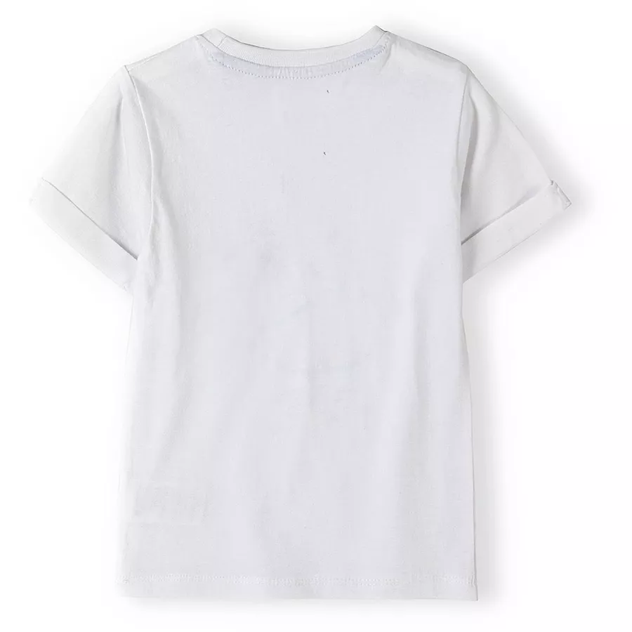 MINOTI T-Shirt und Latzhose im Set HellblauWeiß