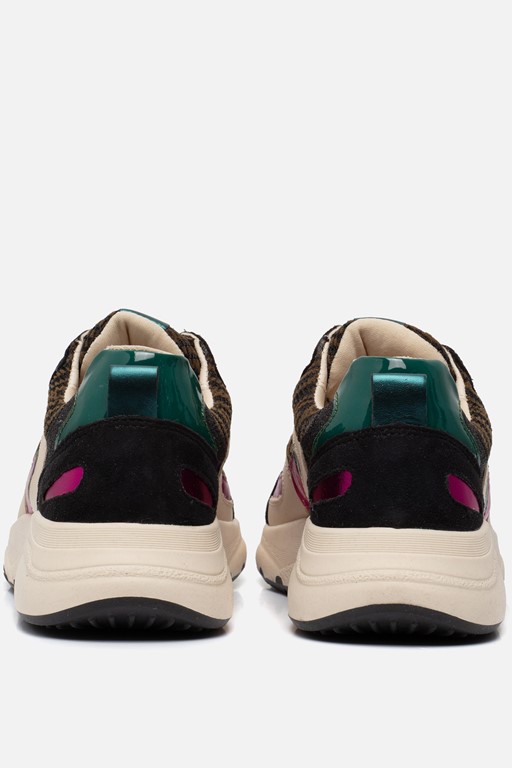 Ann Rocks Sneakers zwart Suede