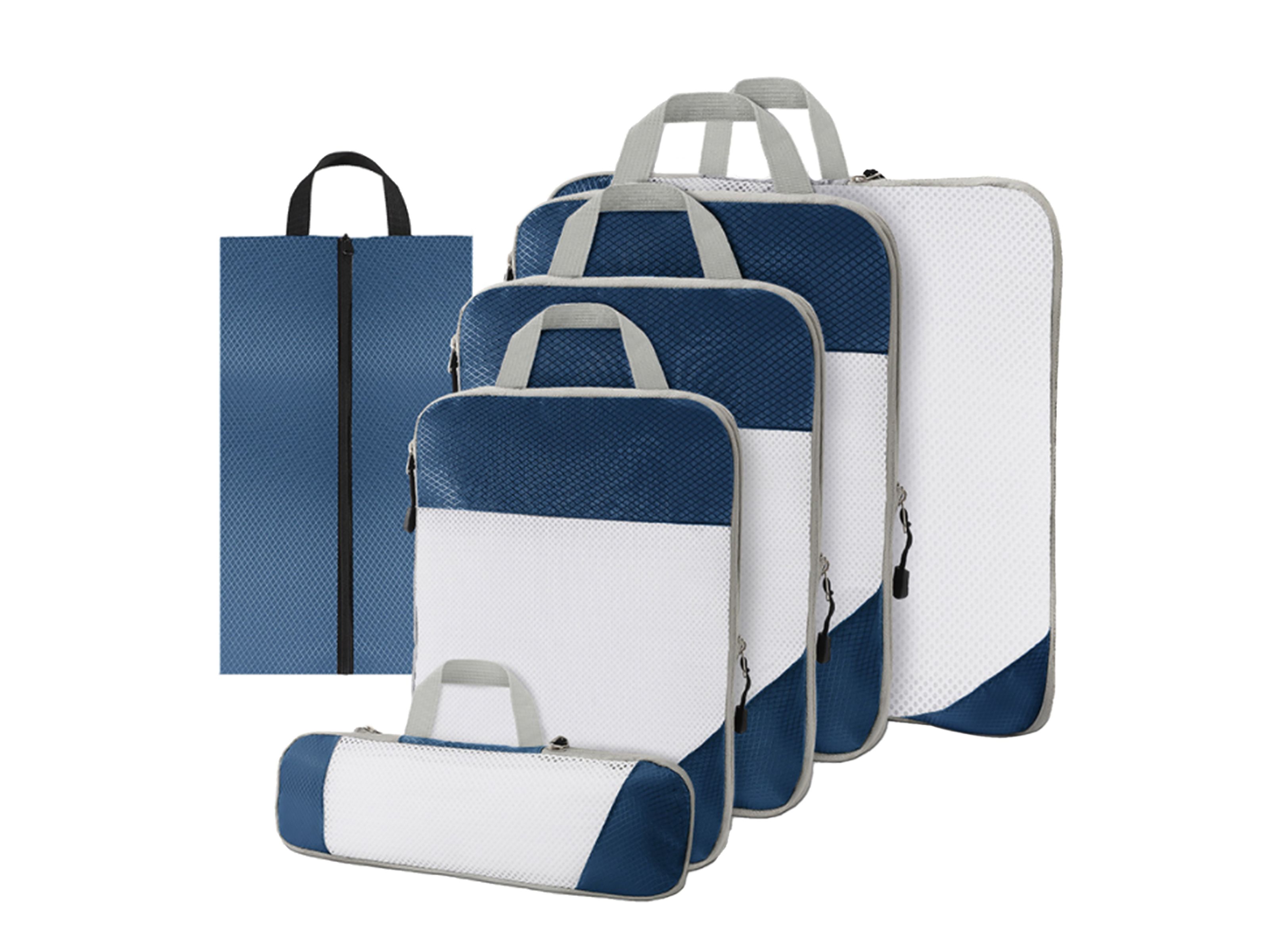 Thousandtravelmiles Blue Packing Cubes - Set van 6