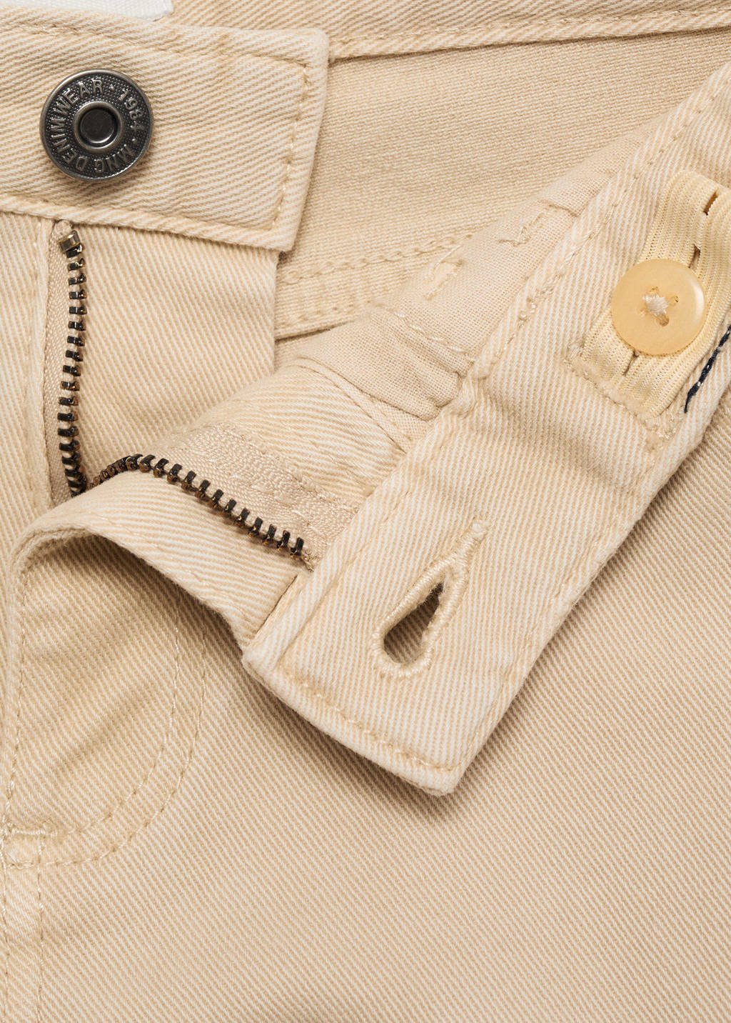 Mango Kids regular casual broek beige