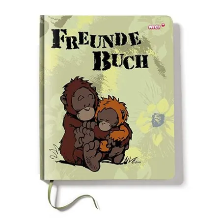 NICI Freundebuch Orang Utan DIN A5 deutsch