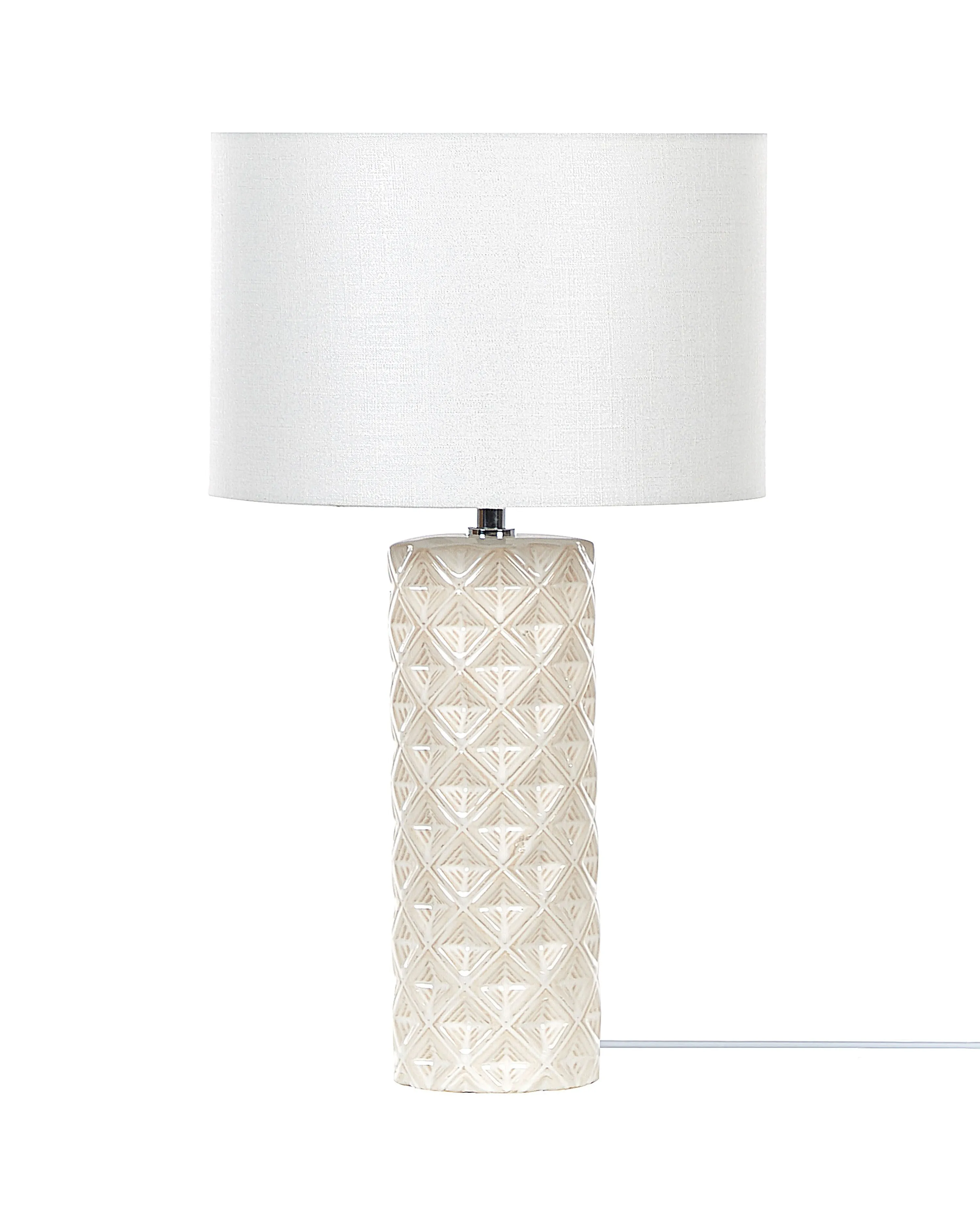 Tafellamp BALONNE Keramiek Lichtbeige