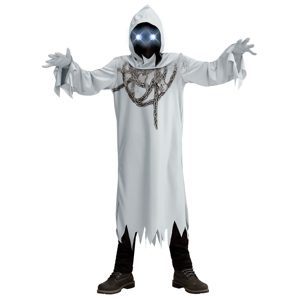 Halloween Kostuum Grijs Kind Spook