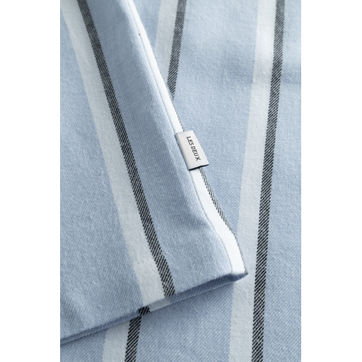 Les Deux Lawson Stripe Skjorte, Summer Sky/White, XL