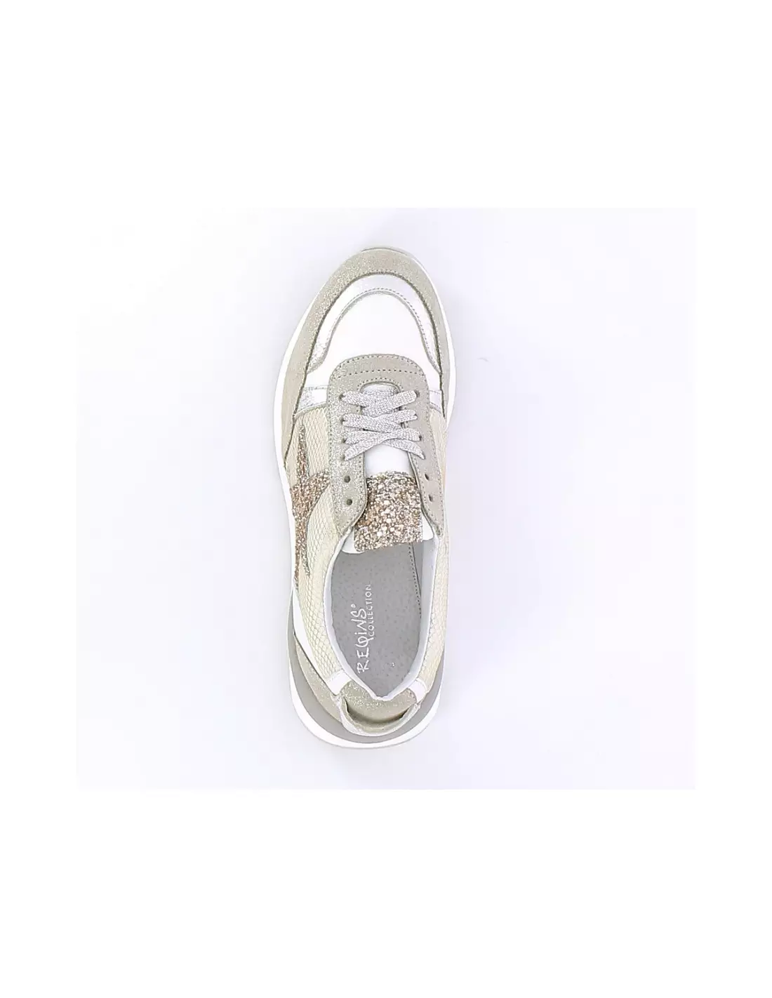 REQINS URANIA - Baskets Metalbeige