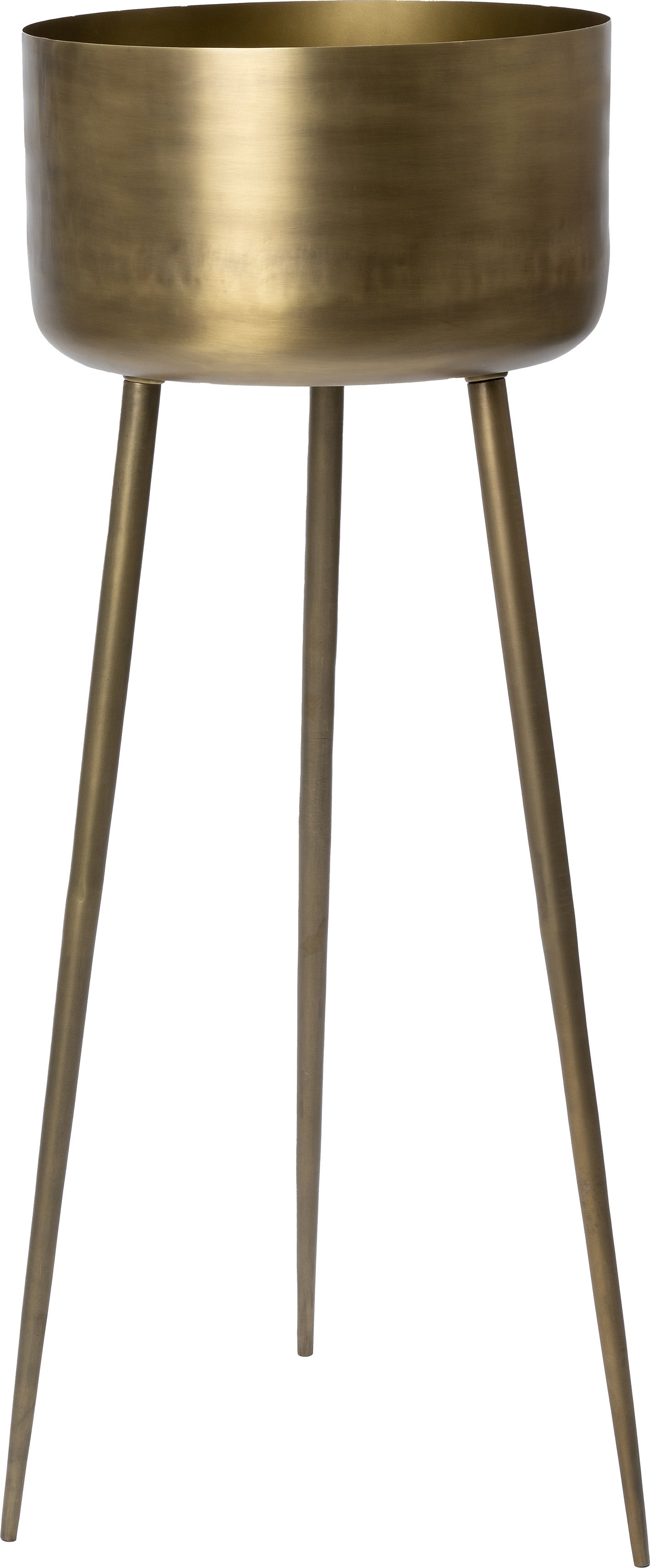 Intratuin bloempot op poten Falle messing D 45 H 120 cm