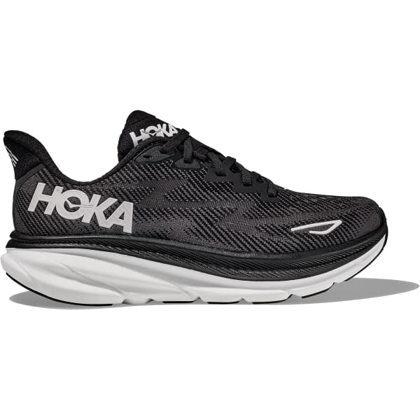 Chaussure running HOKA ONE ONE CLIFTON 9 BLACK / WHITE