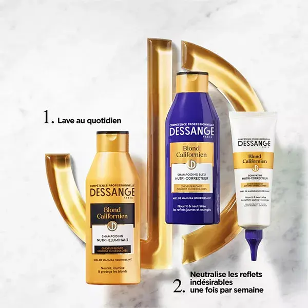 Shampoo Nutri-Iluminador Dessange Californian Blonde 250ml
