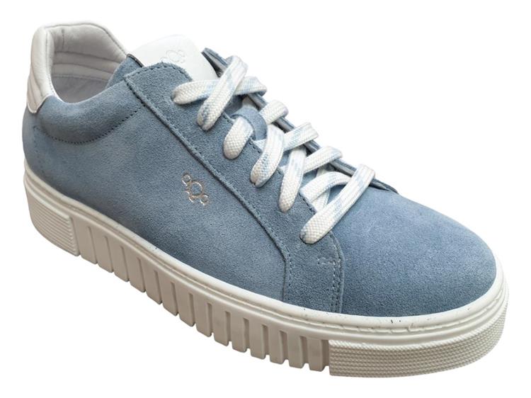 AQA Shoes A8521 vel.cirrus blue/velv.optic wh.