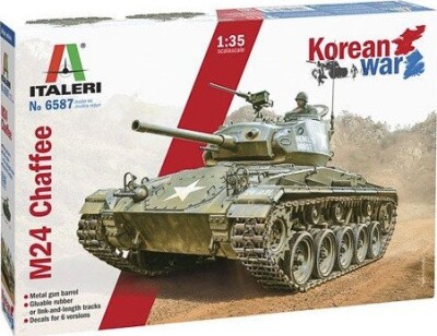 Italeri - M24 Chaffee Tank Byggesæt - 1:35 - 6587