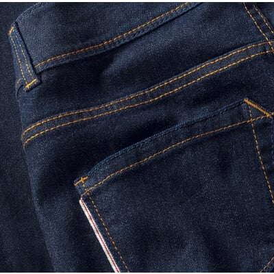 Herrenjeans Slim Straight, Blau