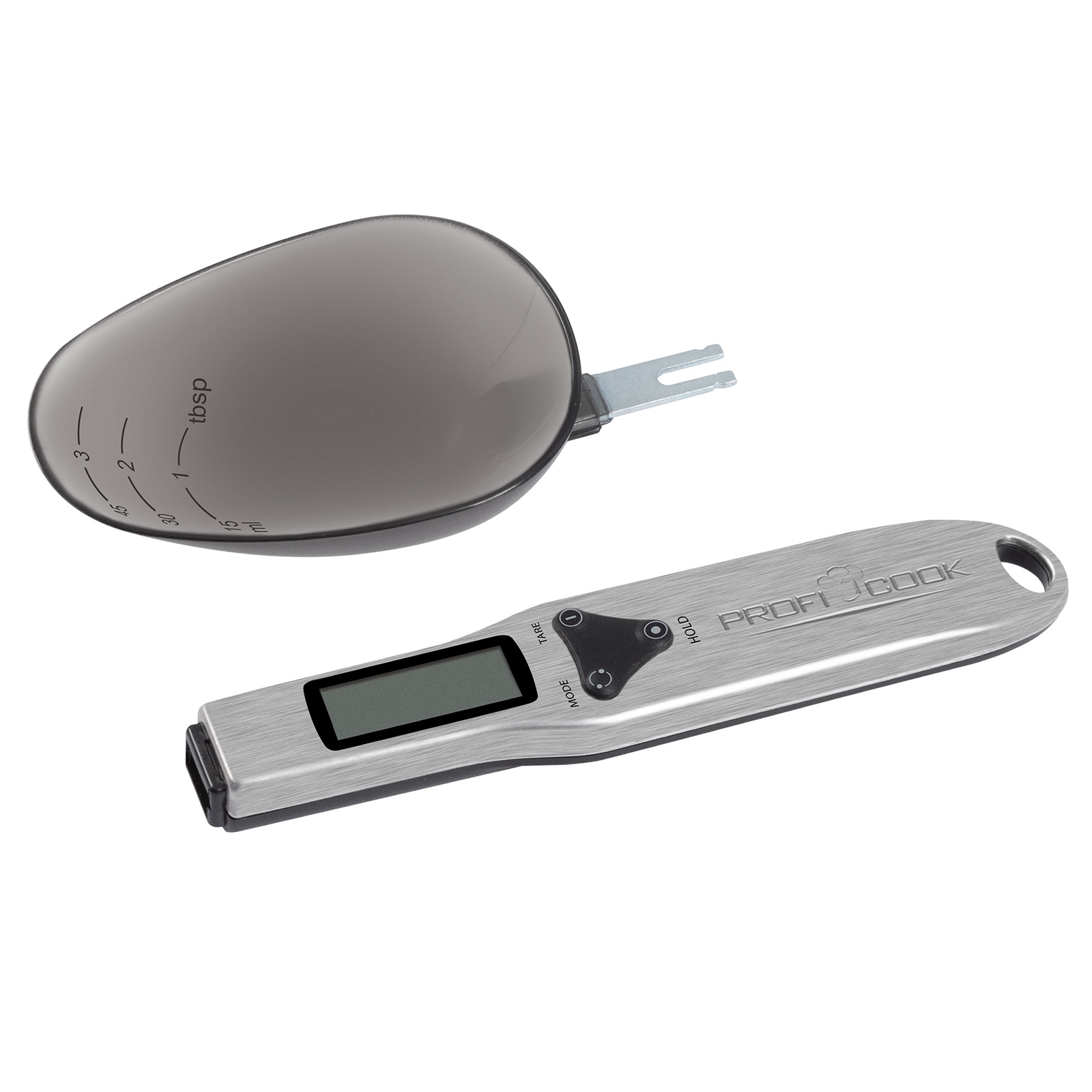 PROFICOOK Löffelwaage - Edelstahl - LCD-Display