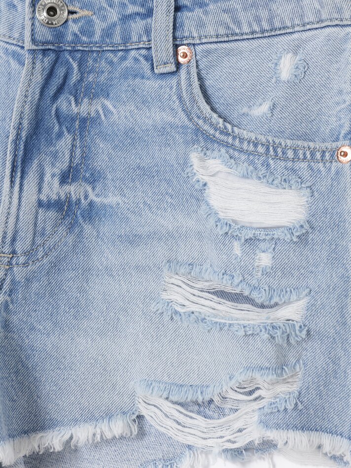 Shorts jeans rasgados - Celeste Vigoré