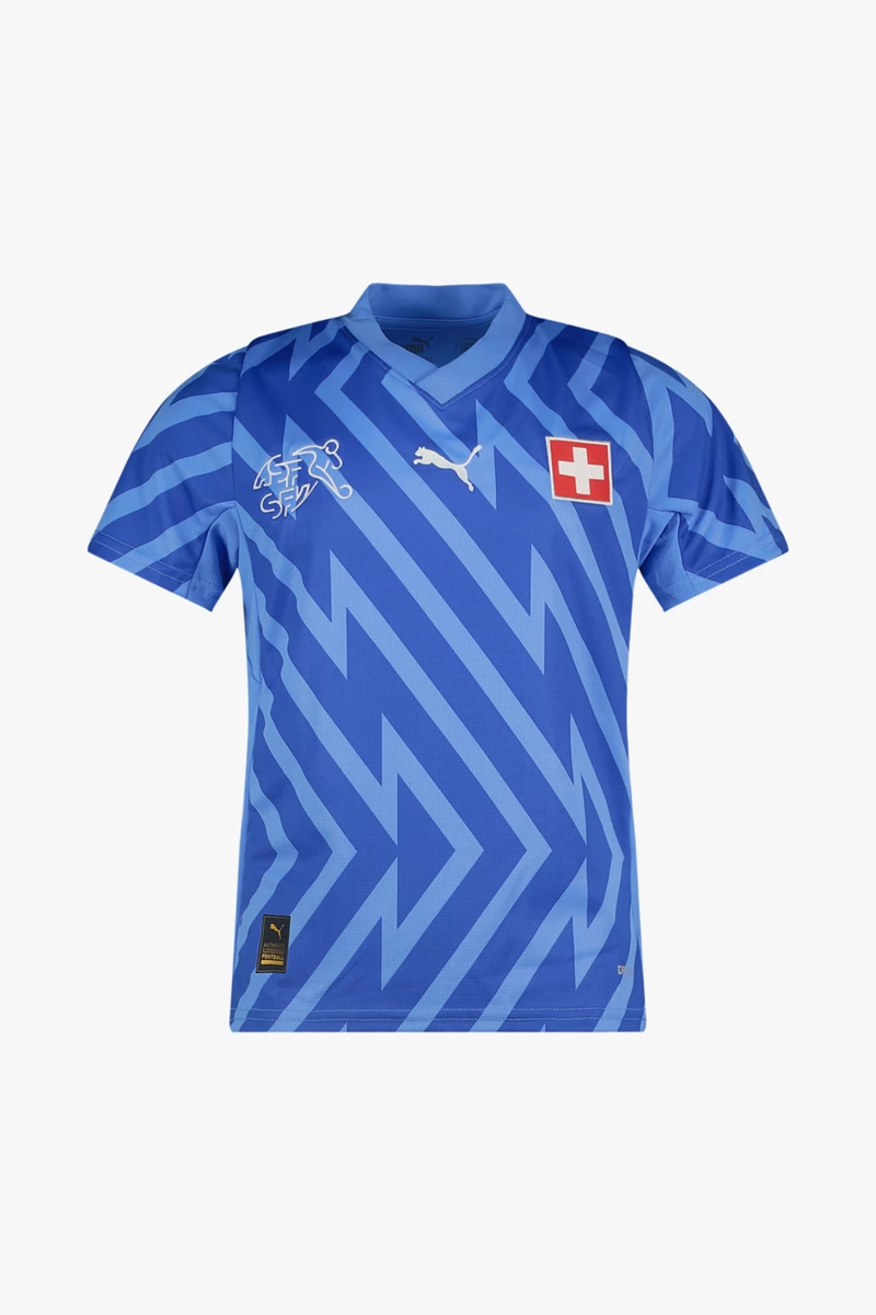 Puma Schweiz Replica Kinder Torwarttrikot EM 2024 blau