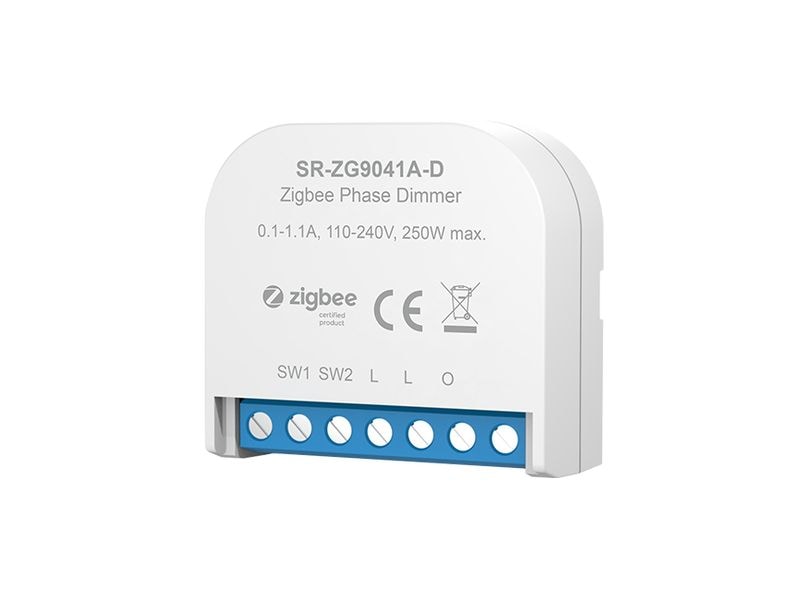 Sunricher Zigbee 3.0 Mini Dimmaktor RC bis 250 W Philip hue kompatibler Zigbee 3.0 Unterputz Phasenabschnittsdimmaktor