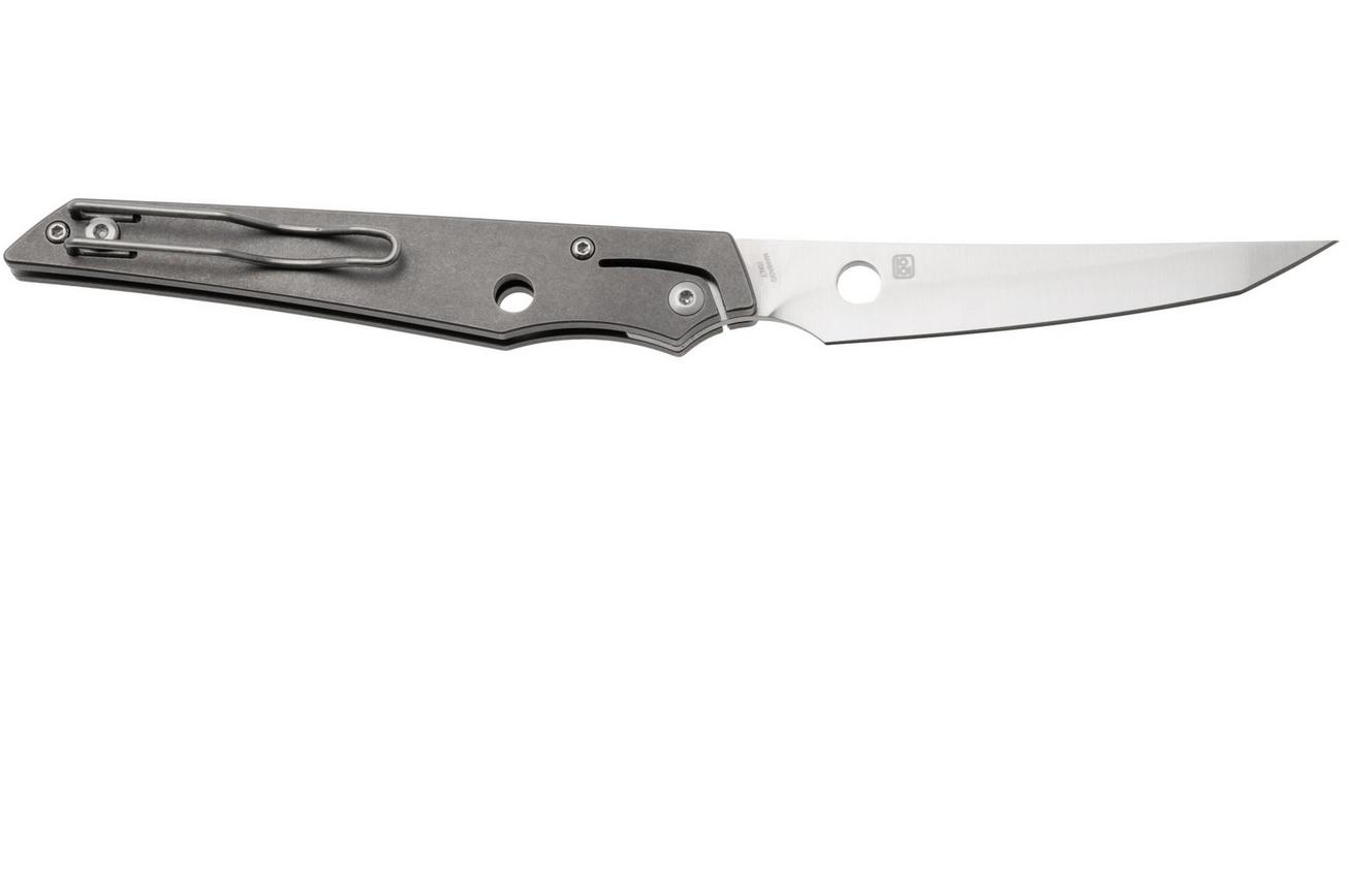 Spyderco COBOL C273TIP Böhler M390, Titanium, slipjoint zakmes, Paul Alexander design
