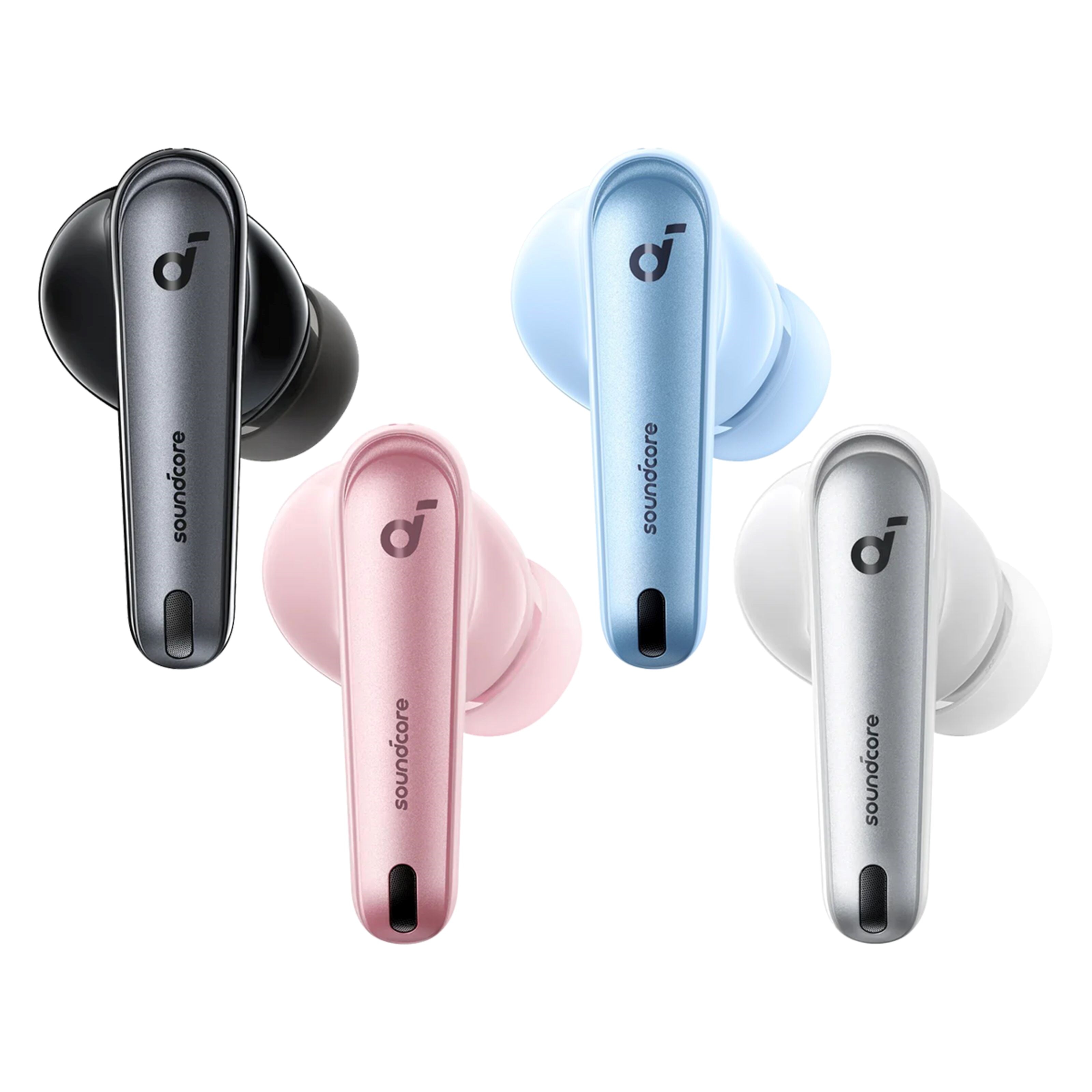 Soundcore Liberty 4 Trådløse hodetelefoner med ANC 2.0 Clear White