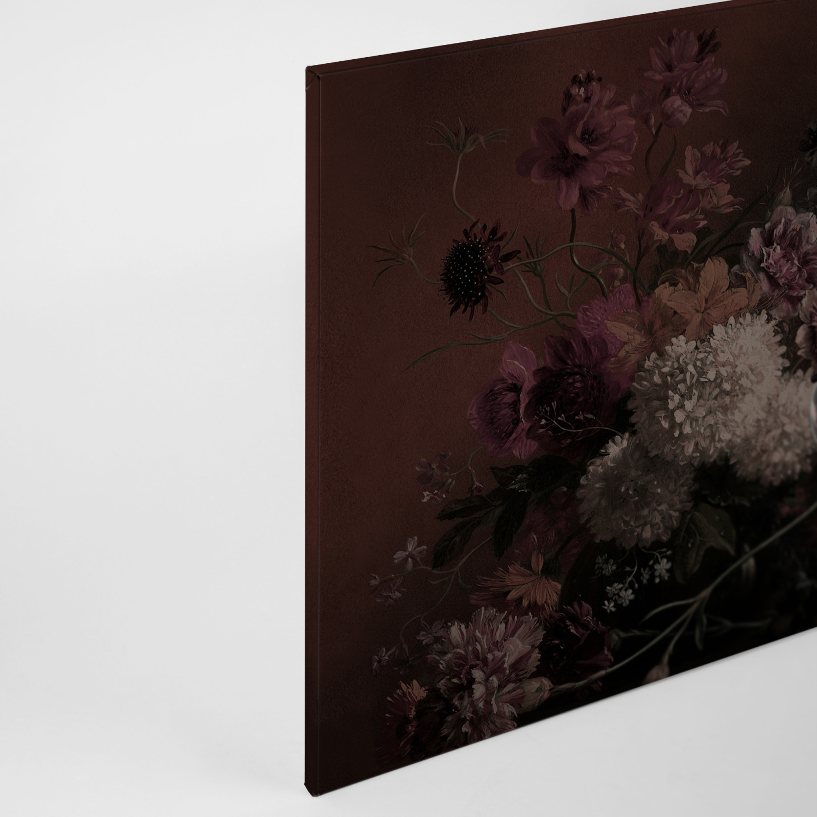 Leinwandbild PFERD - schwarz-rot - 90x60 cm