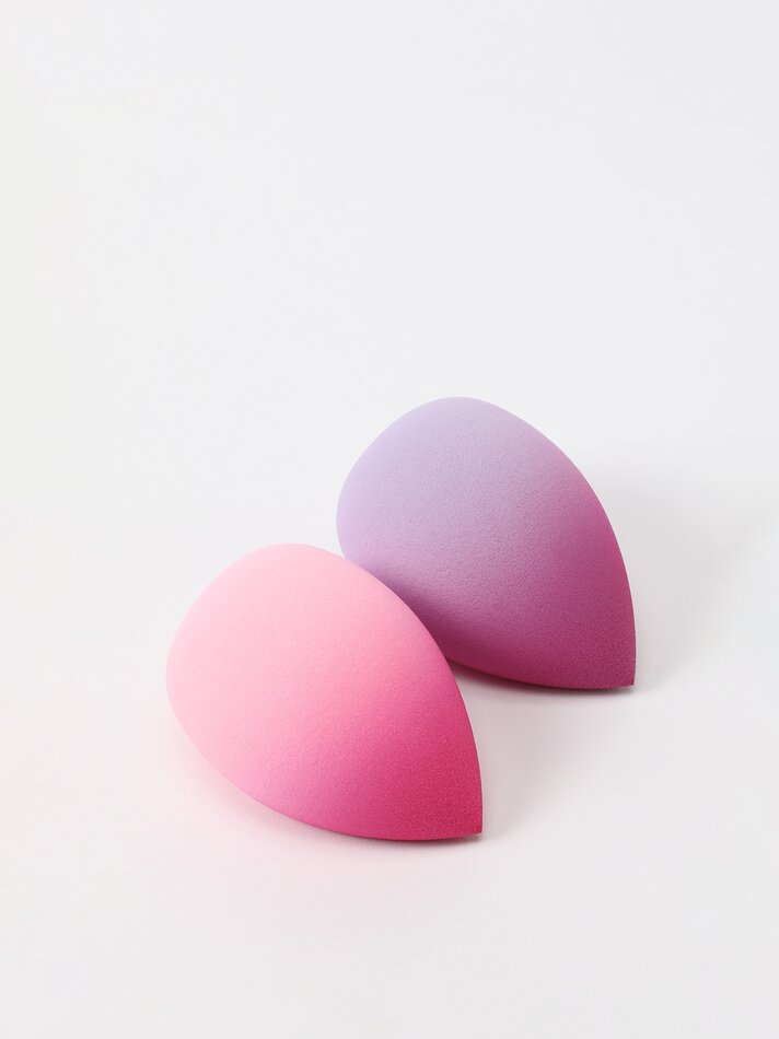 Conjunto de 2 esponjas de maquiagem Barbie - Cores variadas