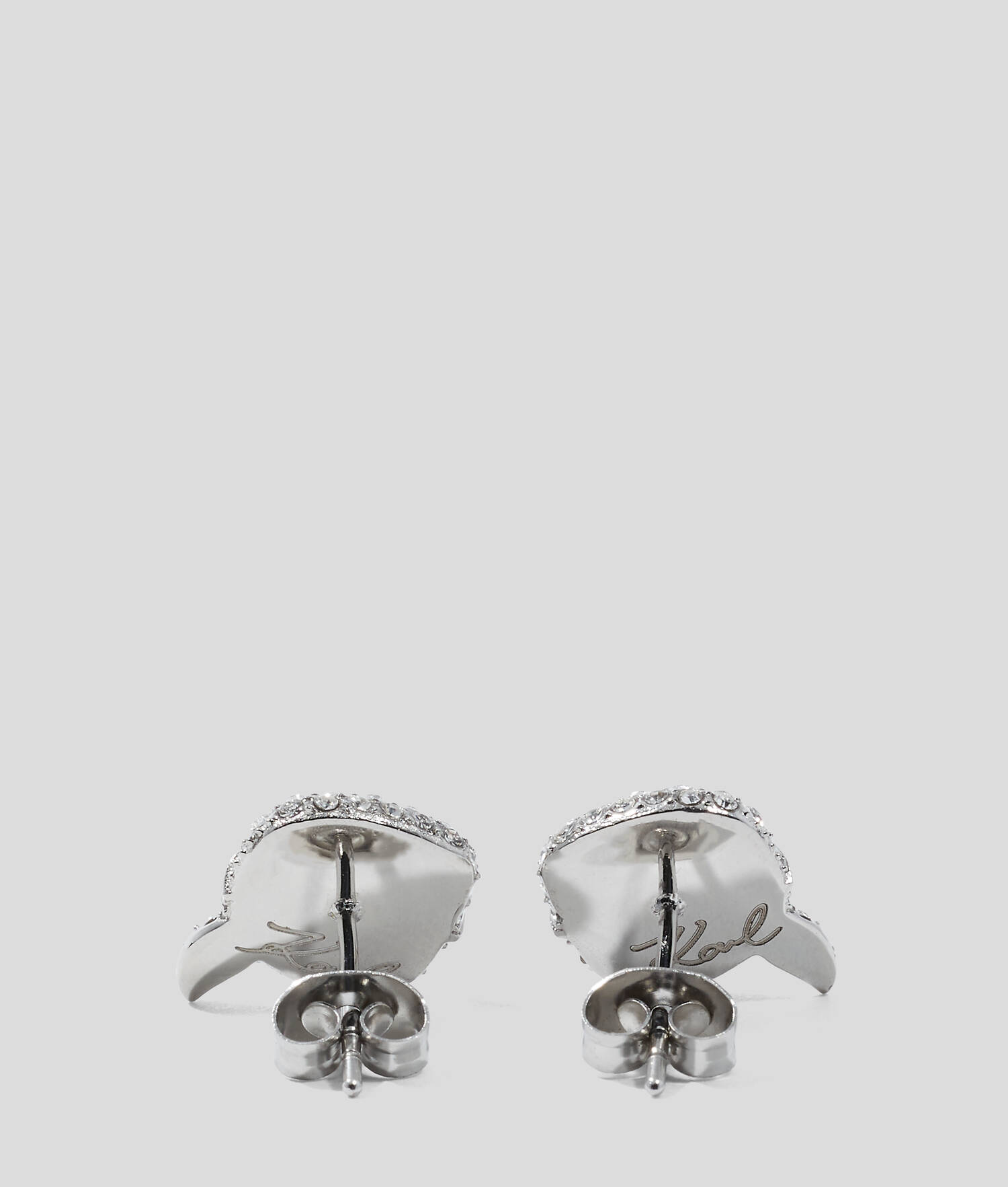 Boucles d'oreilles à breloque pavées - Argent