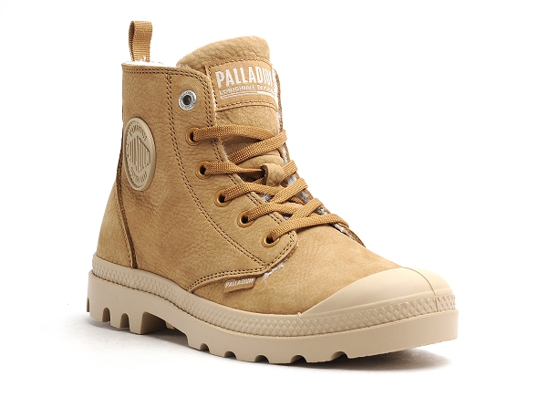 Palladium boots bottine plates femme pampa hi zip wl marron