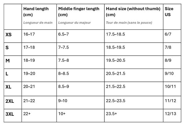 Sous-gants chauffants - Mixtes