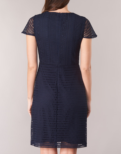 Lauren Ralph Lauren - NAVY SHORT SLEEVE DAY DRESS Marino