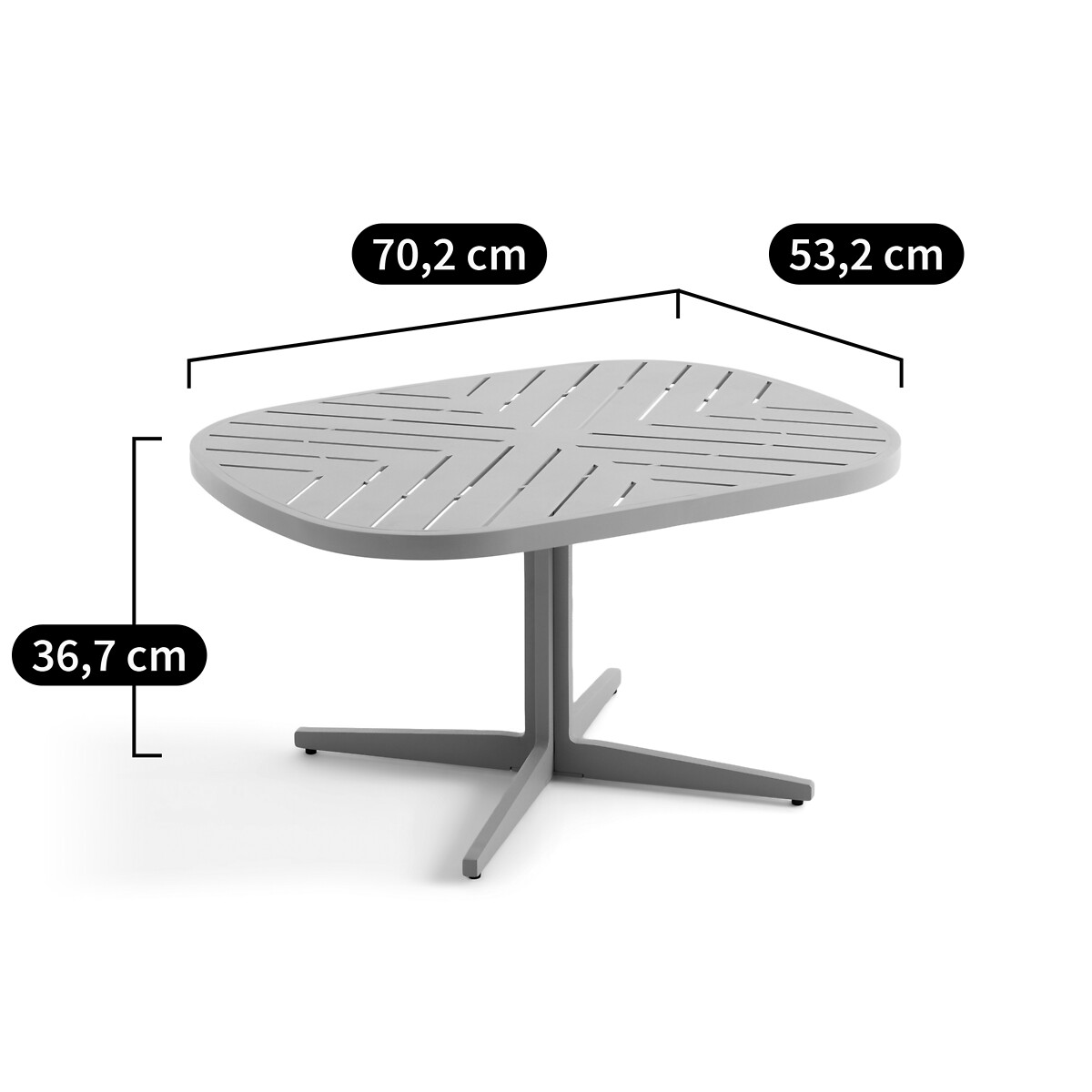 AM.PM<br>Mesa de centro de alumínio para exterior, Kotanne