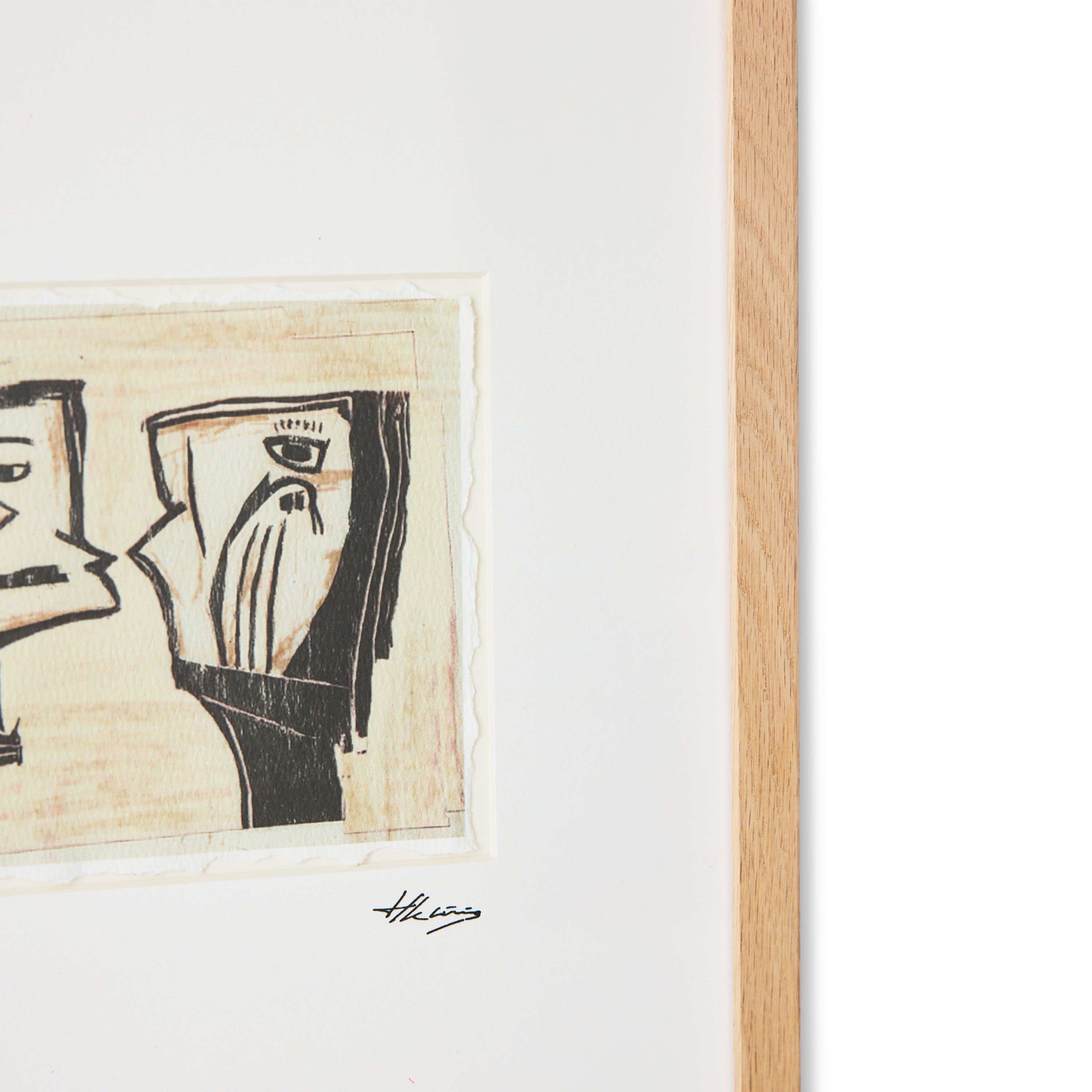 HKliving Framed Artwork Schilderij - Marty and Kosso