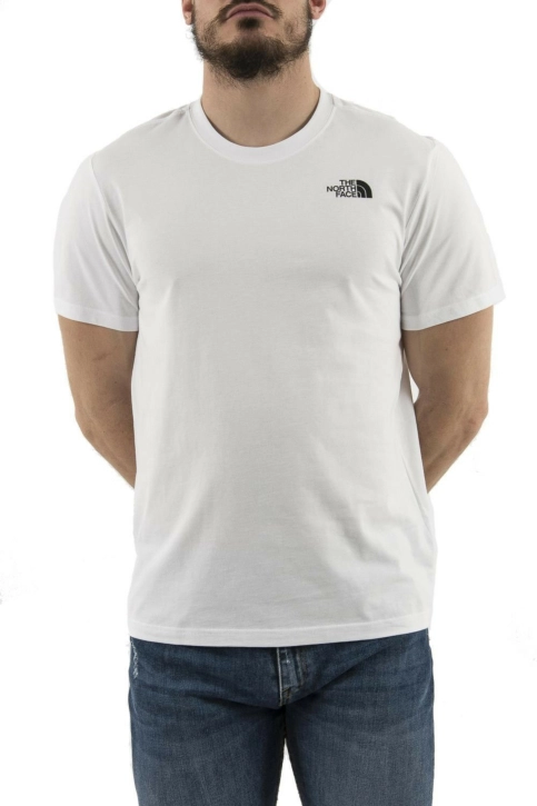 Tee shirt the north face 2tx2 red box fn4 tnf white
