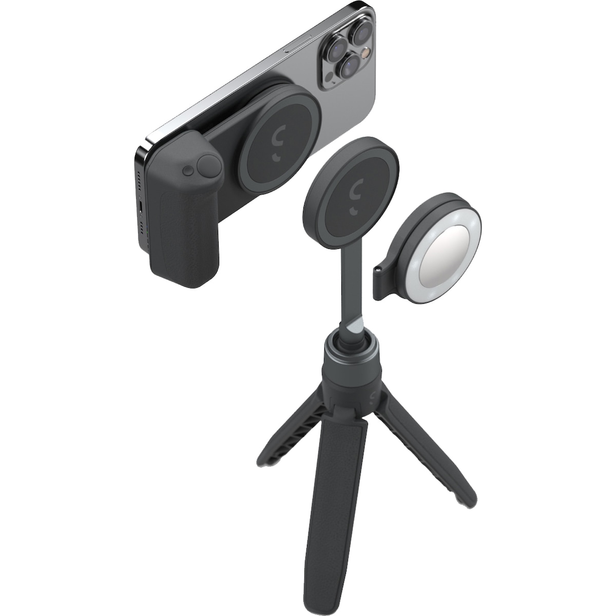 Shiftcam SnapGrip skapersett (sort)